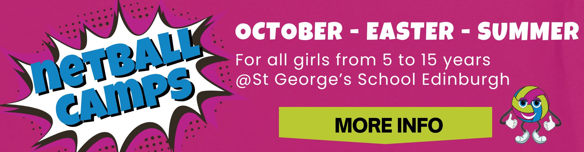 SuperNetters netball camps Edinburgh